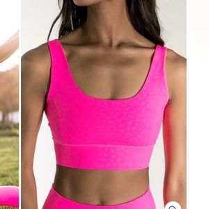 Neon Pink Chi Chi Bra